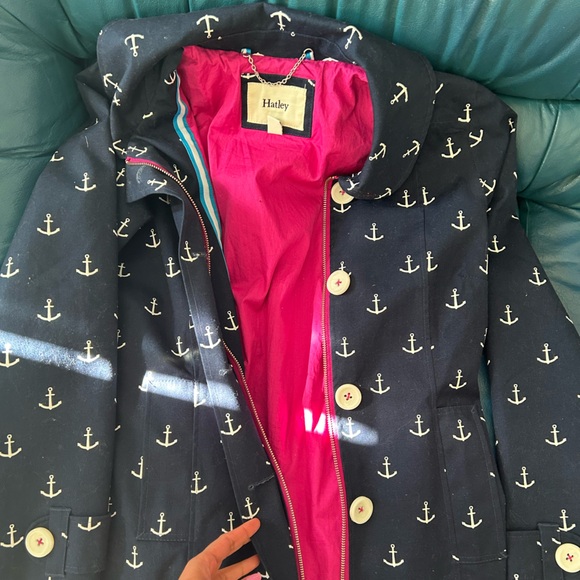 HATLEY- like-new rain jacket - Picture 2 of 3
